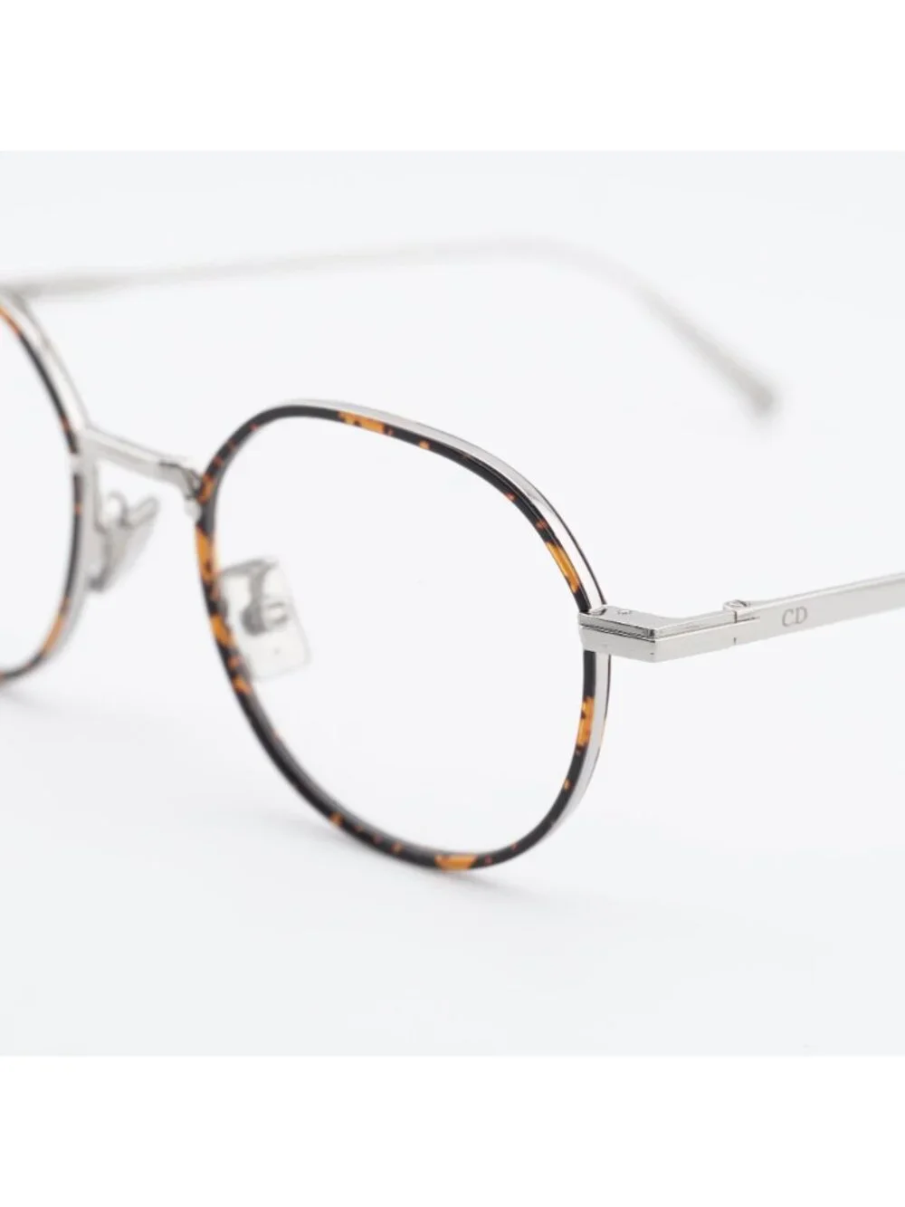 Dior DIORBLACKSUIT O R3U F500 Eyeglasses Silver 49mm Square Frame